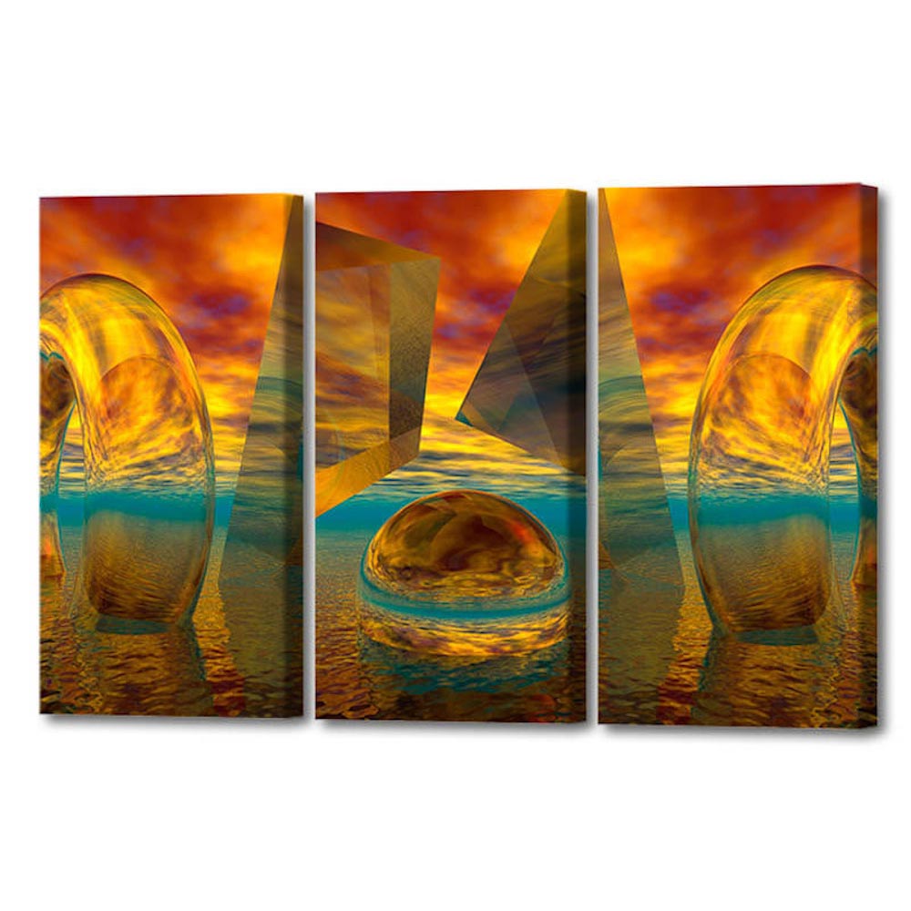 Sunset Triptych, Limited Edition - Exclusive