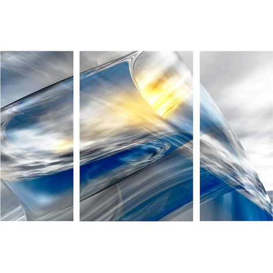 Blue Ice and Sun Triptych, Limited Edition - Exclusive