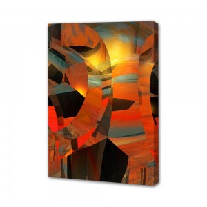 Shattered Rust Blue