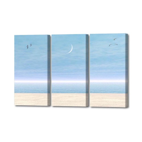 Moon Sky Triptych