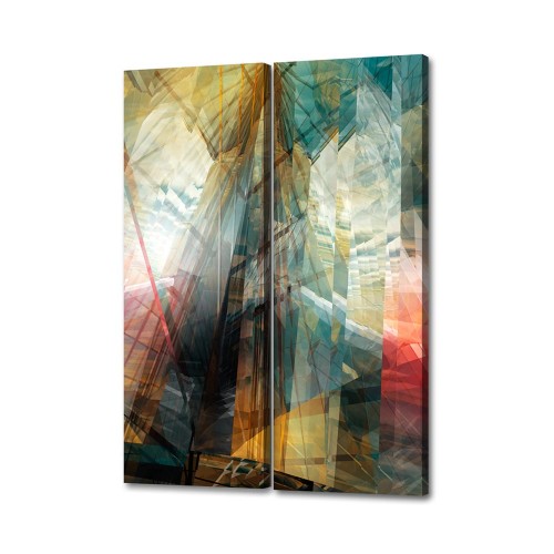 Manhattan Atrium Diptych